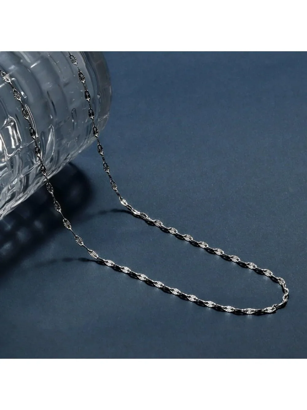 925 Sterling Silver Women's Necklace - Adjustable 16-24 Inches, Elegant Jewelry